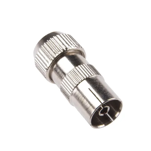 Screw &amp; Grip type RF connector (Female) to be used with a Coaxial/Aerial cable to carry TV/FM UHF &amp; VHF signals