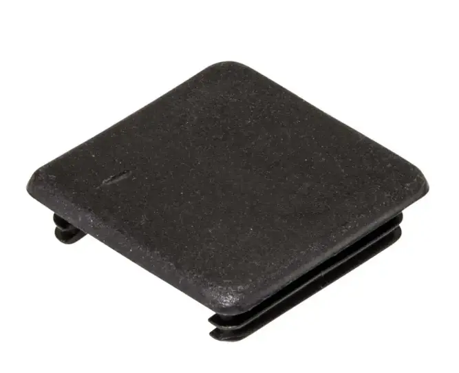41x41 Black PVC Channel End Cap