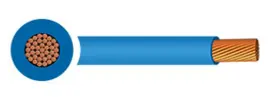 Tri-rated Cable Single Core 0.75mm² Blue PVC (Cut Length Sold By The Metre)  
