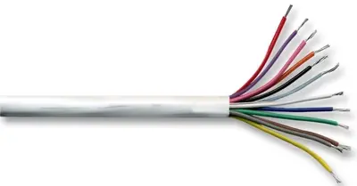 12 Core TCCA Type 3 Alarm Cable Cable White PVC (Cut Length Sold By The Metre) 