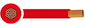 Tri-rated Cable Single Core 1.50mm² Red PVC (Cut Length Sold By The Metre)  
