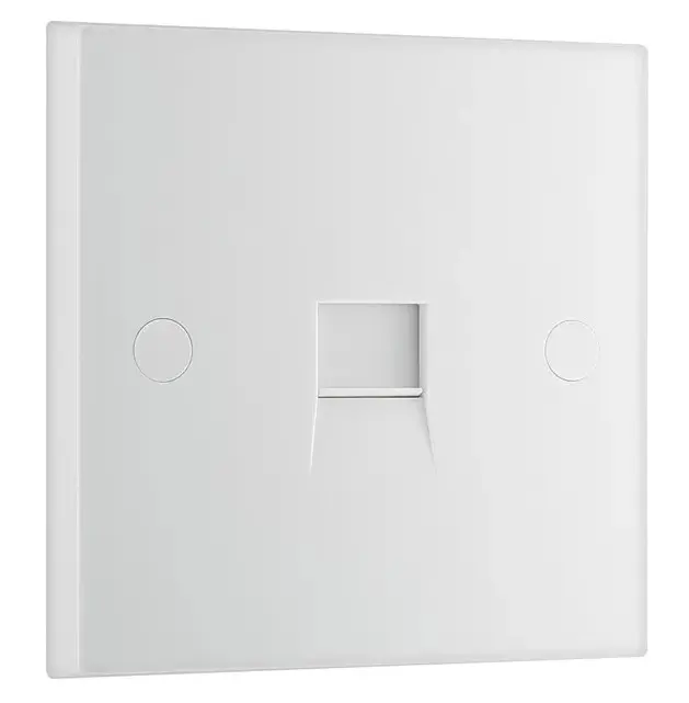 BG Electrical Moulded 9BTMI/1 is a white single (1 gang) telephone master socket with an IDC connection.