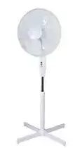 16" Pedestal Fan, White