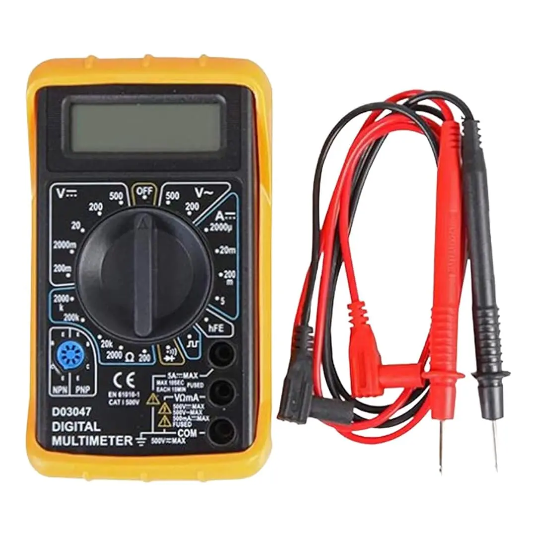 Manual Ranging Digital Multimeter – 500V AC/DC