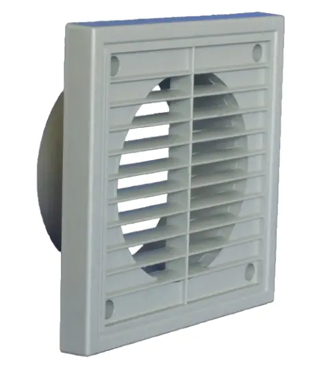 100mm Louvred Grille – Grey. 