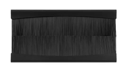 Eurolite - Euro Module Black Brush Module For A Double Plate