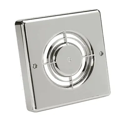 Manrose FC100C 100mm Chrome Front Cover for XF100 Series