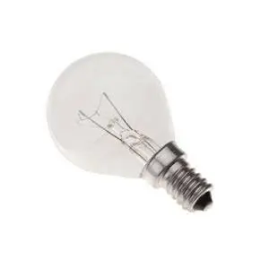 40W 230-240V SES-E14 Clear Round Golf Ball 