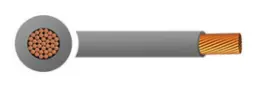 Tri-rated Cable Single Core 1.50mm² Grey PVC (Cut Length Sold By The Metre)  