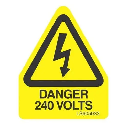 Danger 240 Volts (Triangle)