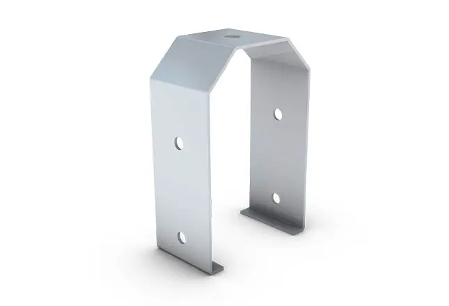 85mm x 55mm Suspension for Galvanised Steel Cable Trunking 10mm Hole