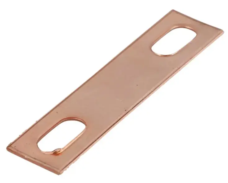 Earth Bond Link for Steel Trunking Plain Copper