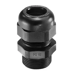 IP68 PG21.5 Black Cable Gland  