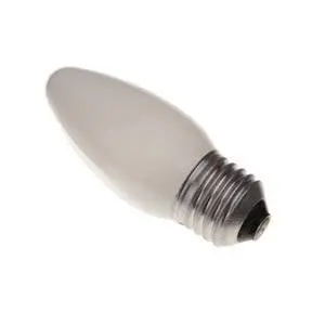 240v 25w ES - E27 35mm Opal/Frosted Incandescent Candle Bulb 