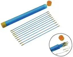 10m Non-Conductive Fibreglass Cable Rod Set - 12 Piece