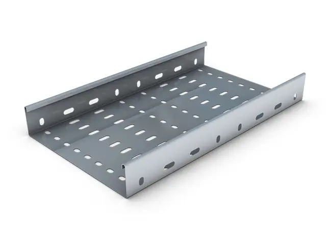 300mm Return Flange Medium Duty Cable Tray 25mm Deep 