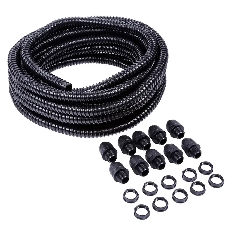 M25 PVC Spiral Conduit Contractor Pack IP40 10m Black 