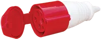 ESR 32a 415V 5 Pin (3P+N+E) Red Industrial Coupler IP44