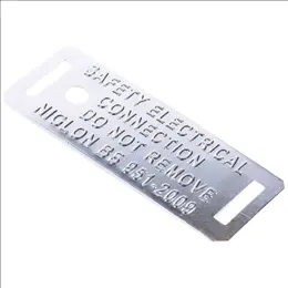 LA1 Safety Earth Label Aluminium