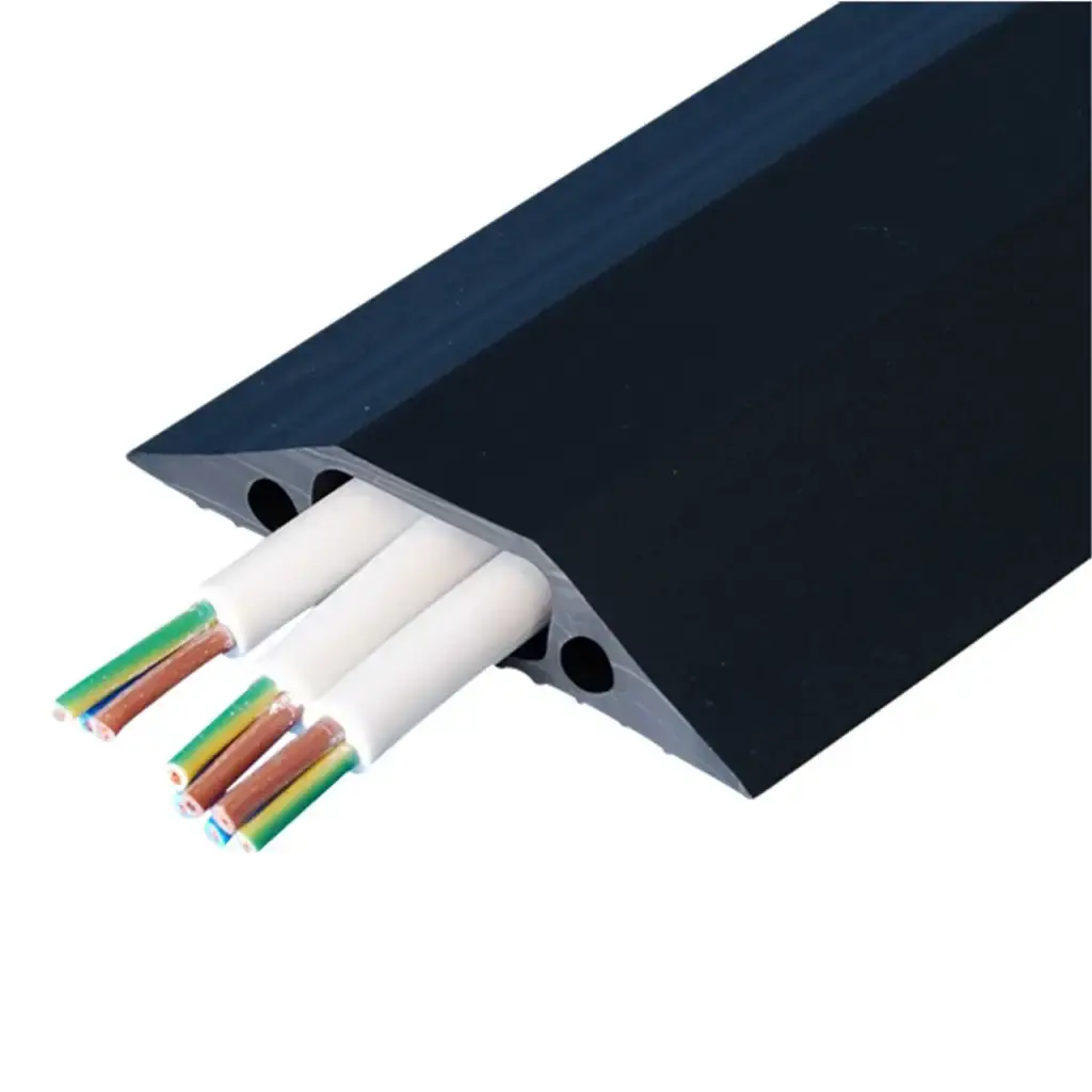Osmor One Hole Multi Cable Protector Black 1M