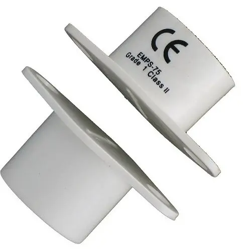 Flush Mount Magnetic Contact, 20mm Gap, 5-Screw Terminals, White