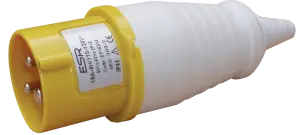 ESR 16a 110V 3 Pin (2P+E) Yellow Industrial Plug IP44
