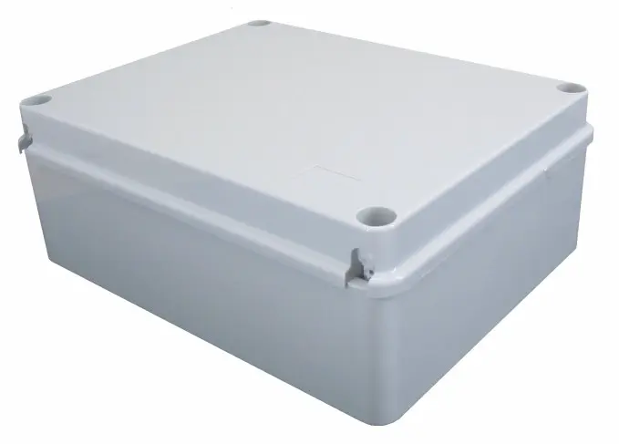 IP56 PVC Junction Box, Plain Sides with Plastic Screws