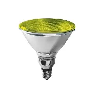 Par38 E27 Aluminium 80W Yellow 38° Halogen