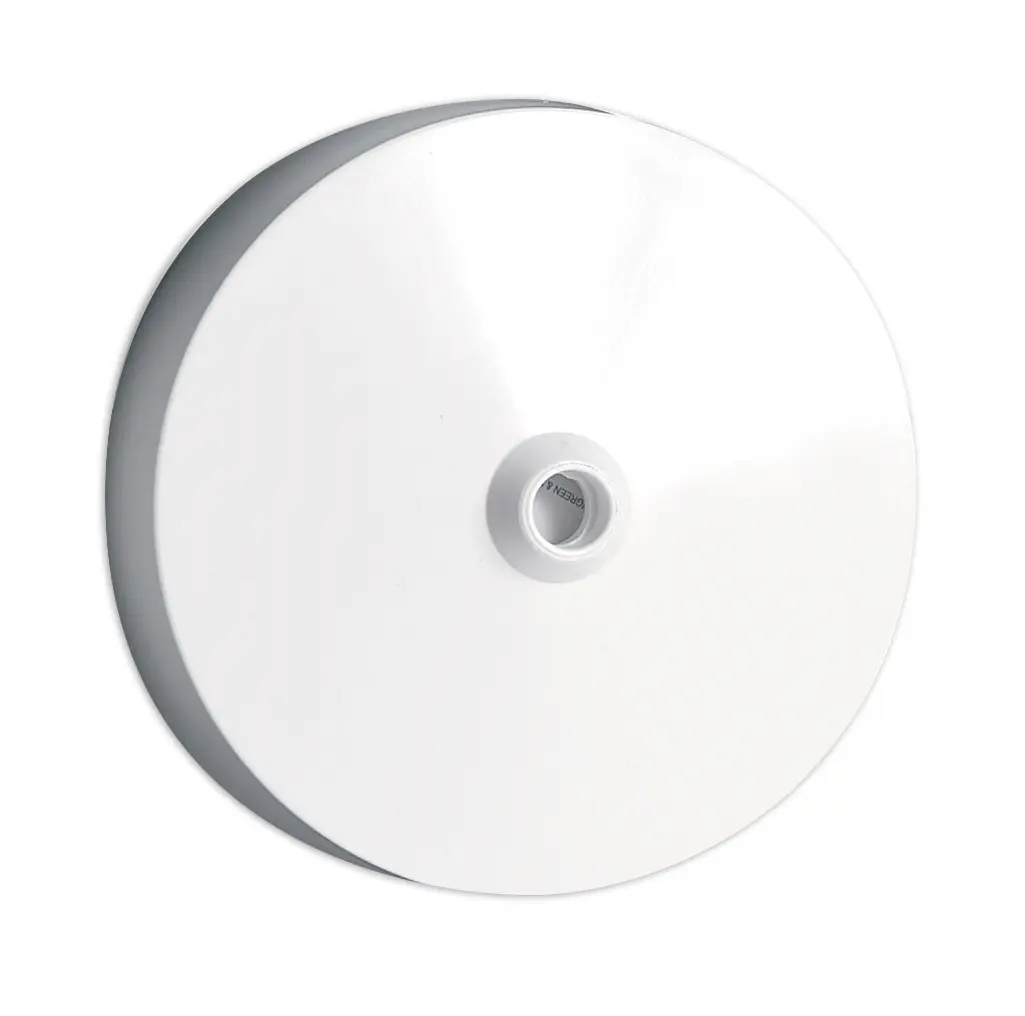 Selectric Square Edged Ceiling Rose with Flex Clamp – White