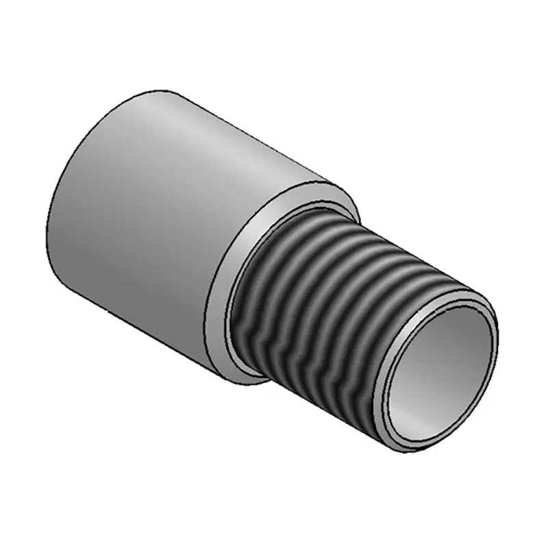 M20 Female x 3/4" Male Steel Galvanised Imperial to Metric Adaptor
