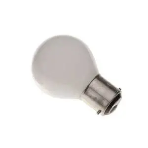 25W 230-240V BC/B22 Opal Round Golf Ball 