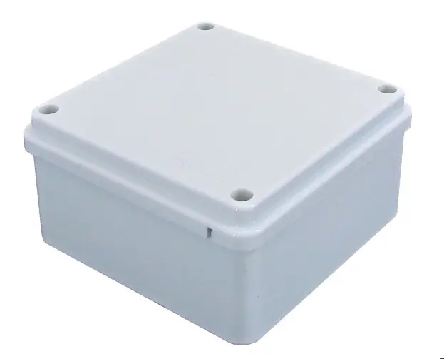 IP56 PVC Junction Box, Plain Sides with Stainless Steel Screws