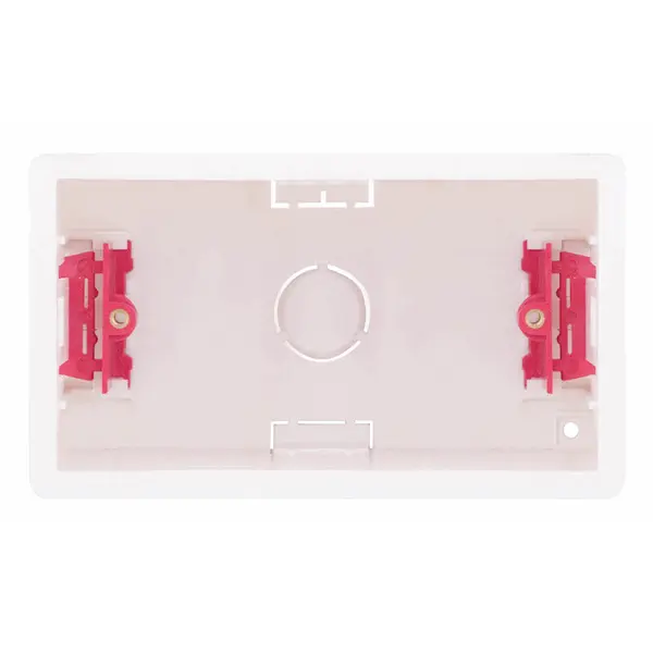 Selectric Square Edged 2 Gang Dry Lining Box – 47mm Deep