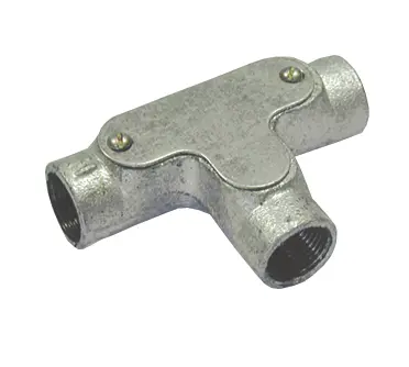Inspection Tee Galv 25mm AP