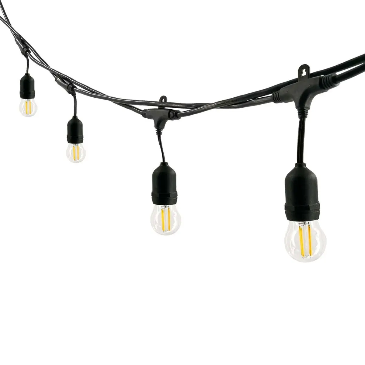 10W 10 x Light Filament LED IP44 Festoon String