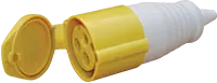 ESR 32a 110V 3 Pin (2P+E) YellowIndustrial Coupler IP44