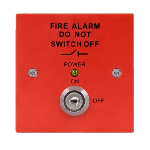 MAGFIRE Mains CIE Isolator Switch Red