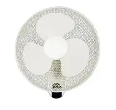 16" Wall Fan with Remote Control, White