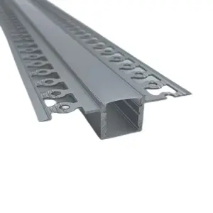 Forum Recessed profile 8-10mm Strip Silver/White Diffuser 2M 