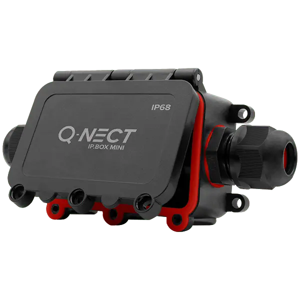 4 Pole 2 Way 24A IP68 Inline Connection Box 