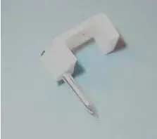 Twin &amp; Earth Cable Clips, 1.5mm, White