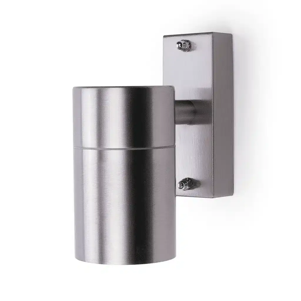 Hispec Coral Down Wall Light Stainless Steel  