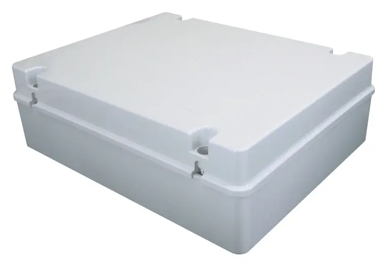 IP56 PVC Junction Box, Plain Sides with Plastic Screws