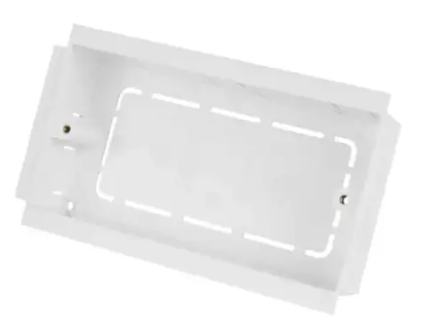 Marco 25mm 2 Gang Socket Box White