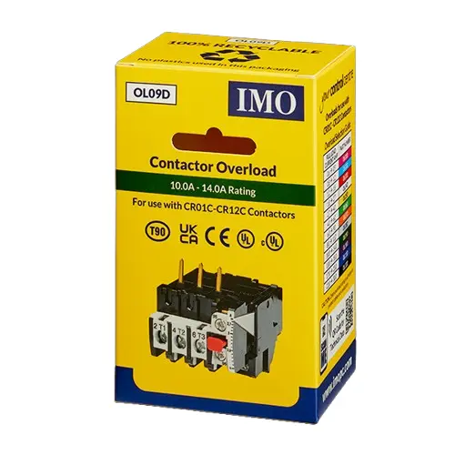 OL09D is a thermal overload with a current rating of 10-14A, an AC voltage type, is single phase and is CE approved.