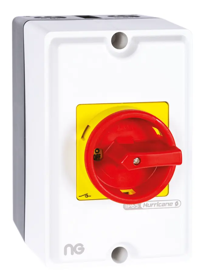 Polycarbonate Rotary Enclosed Switch Disconnector 4 Pole 63A 