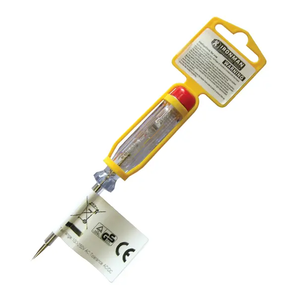 Mains / Voltage Tester with Pocket Clip – 5 Inch