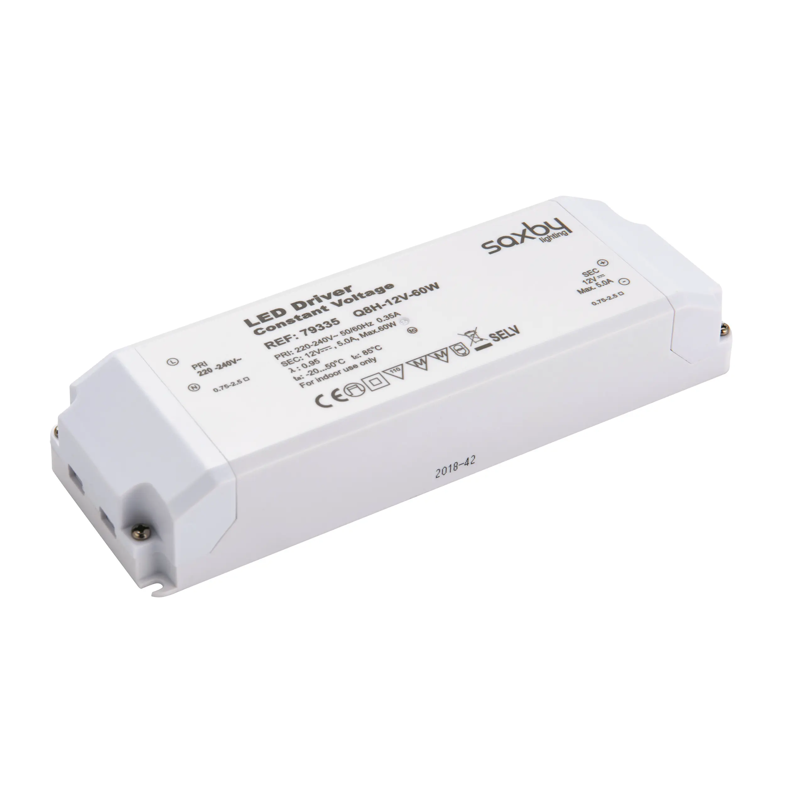Saxby LED driver constant voltage 12V 60W