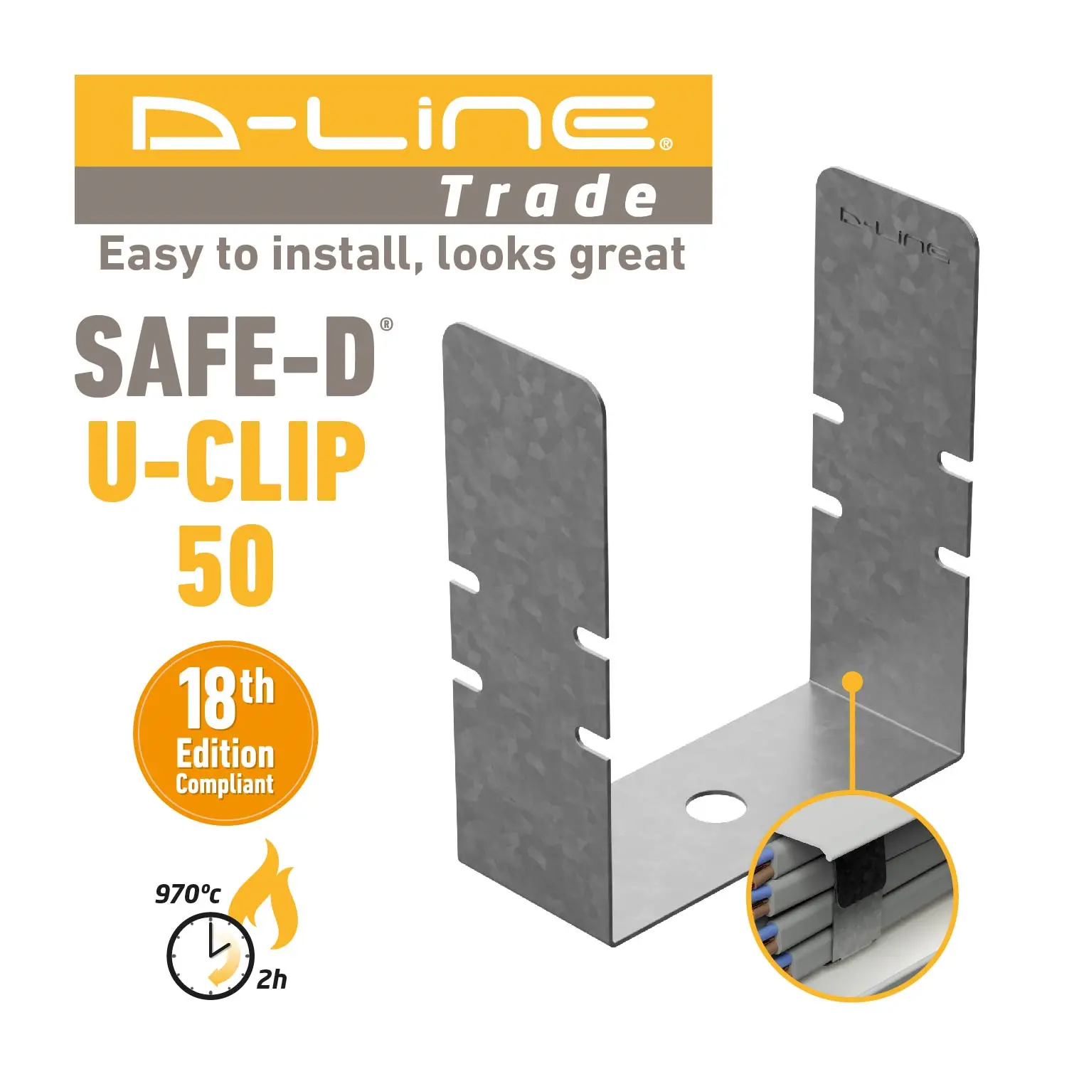 Safe-D U-Clip 50