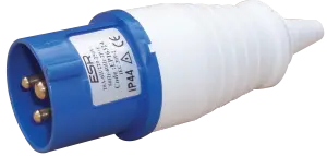 ESR 16a 240V 3 Pin (2P+E) BlueIndustrial Plug IP44